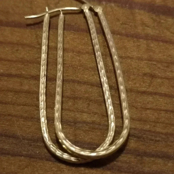 Vintage  14k hoops - Picture 4 of 6